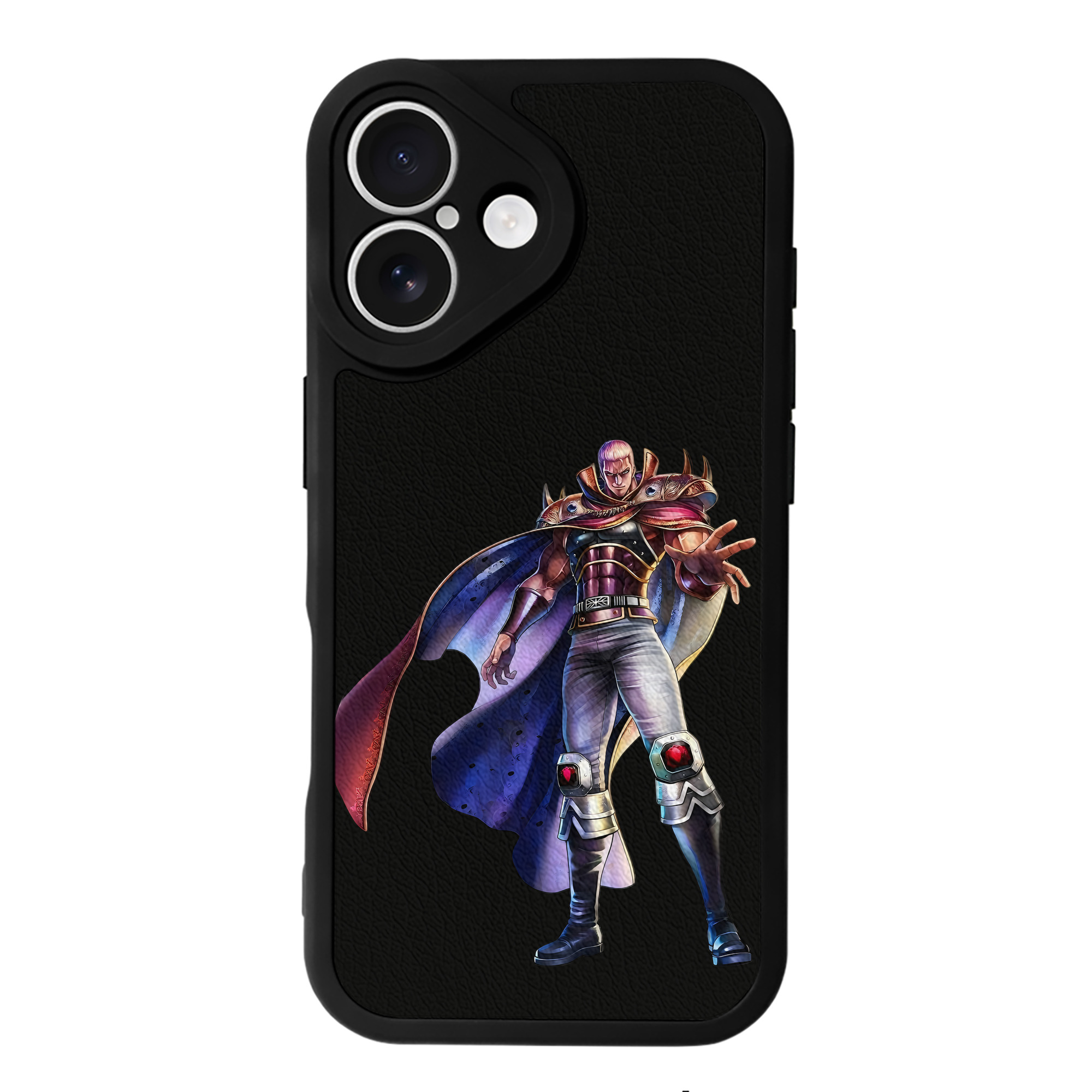（画像用） 北斗の拳 Fist of the North Star 【iPhone 16シリーズ対応】シリコンスマホケース（レザー調） 材質：シリコン